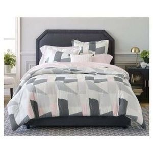 Nate Berkus color block full/queen duvet cover